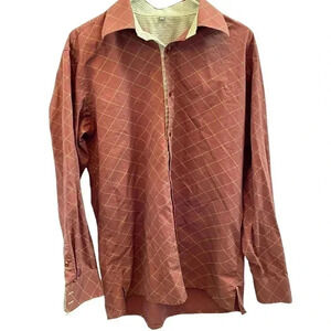Visconti Uomo Men's Large Button Down Dress Shirt